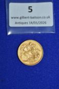 Queen Victoria Gold Full Sovereign 1898