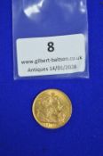 King Edward Gold Full Sovereign 1913