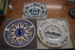 3x Wedgwood Plates in Presentation Boxes