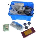 Bicycle parts, including rear cassettes, free wheels, Cycle Table nipples and stops, various free