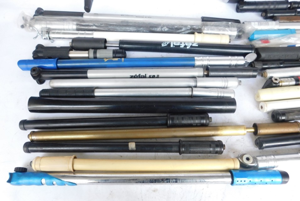 Various bicycle pumps, including Joe Blow Sprinter pump, bike pump, Zefal bike pumps, etc. (a - Image 2 of 7
