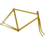 An MG Selbach bicycle frame and fork set, built with Accles and Pollock butted tubes, intricate lugs