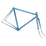A Maclean Featherweight bicycle frame and fork set, constructed with Reynolds 531 tubing, with