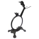 The Willbro of Norwich bicycle stand, repainted black.