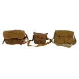 Various fishing luggage, including a reel bag, Brady of Halesowen bag, etc. (1 box)