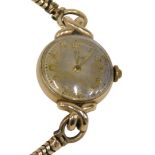 A 20thC ladies Omega cocktail watch, the 2cm diameter Arabic dial with baton pointers attached to
