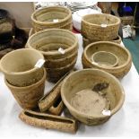 Hillstonia planters, various sizes.