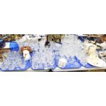 Glassware and ceramics, to include wine glasses, tumblers, sherry glasses, pint glasses, Champagne