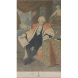 By and after Joshua Reynolds & F Bartolozzi. John Ash MD, lithograph, 58cm x 39cm.