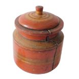 Withdrawn Pre-Sale by Vendor - An Indian spice box, of circular form, with domed lid and turned