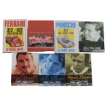 Motor racing books, including Jim Clark A Photographic Portrait, published by Haynes, Nigel