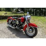 1977 Harley Davidson Shovelhead Custom paintwork by Paul Kerslake