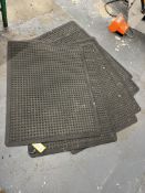 Small rubber industrial anti-fatigue industrial operative mat x 6