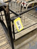 6 x steel fabricated A-Frame composite window/door trollies, 120cm x 120cm