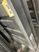 Expandastore 3 m x 2 m galvanised steel portable store comprising: floor, roof and wall panels