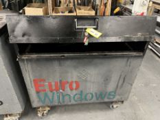 Sentribox steel mobile lockable tool store (open - key inoperable)