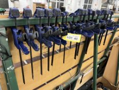 Irwin Quick Grip 6" x 3, Irwin Quick Grip 12" x 14, Record 135 sash cramps (no secondary clamp on