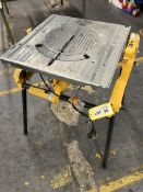 DeWalt DW743N 240v portable saw bench