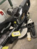 Evolution Stealth 255 multipurpose TCT sliding mitre saw Serial No: JJ11VD350