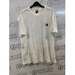 1 MENS TOMMY JEANS T-SHIRT IN WHITEUE SIZE XXL RRP Â£19