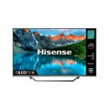 1 HISENSE 58A7100FTUK 58" SMART 4K ULTRA HD TV WITH REMOTE RRP Â£499 (WORKING, NO STAND, FAINT LIGHT