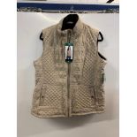 1 LADIES WEATHERPROOF VEST IN BEIGE SIZE XL RRP Â£39