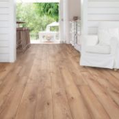 1 BOXED GOLDEN SELECT WOODLAND SPLASH SHIELD AC5 LAMINATE FLOORING WITH FOAM UNDERLAY - (COVERS