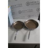 1 SET OF 2 MASTERPRO FRYING PANS RRP Â£39.99