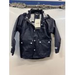 1 KIDS TRETON RAIN COAT IN NAVY SIZE 7-8 RRP Â£19