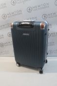 1 SWISS MILITARY MEDIUM HARDSIDE CASE IN NAVY RRP Â£99.99