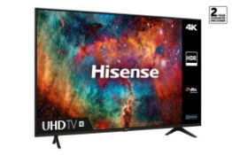 1 HISENSE 65A7100FTUK 65-INCH 4K UHD HDR SMART TV WITH REMOTE RRP Â£999 (SCREEN DOESN'T COME ON,