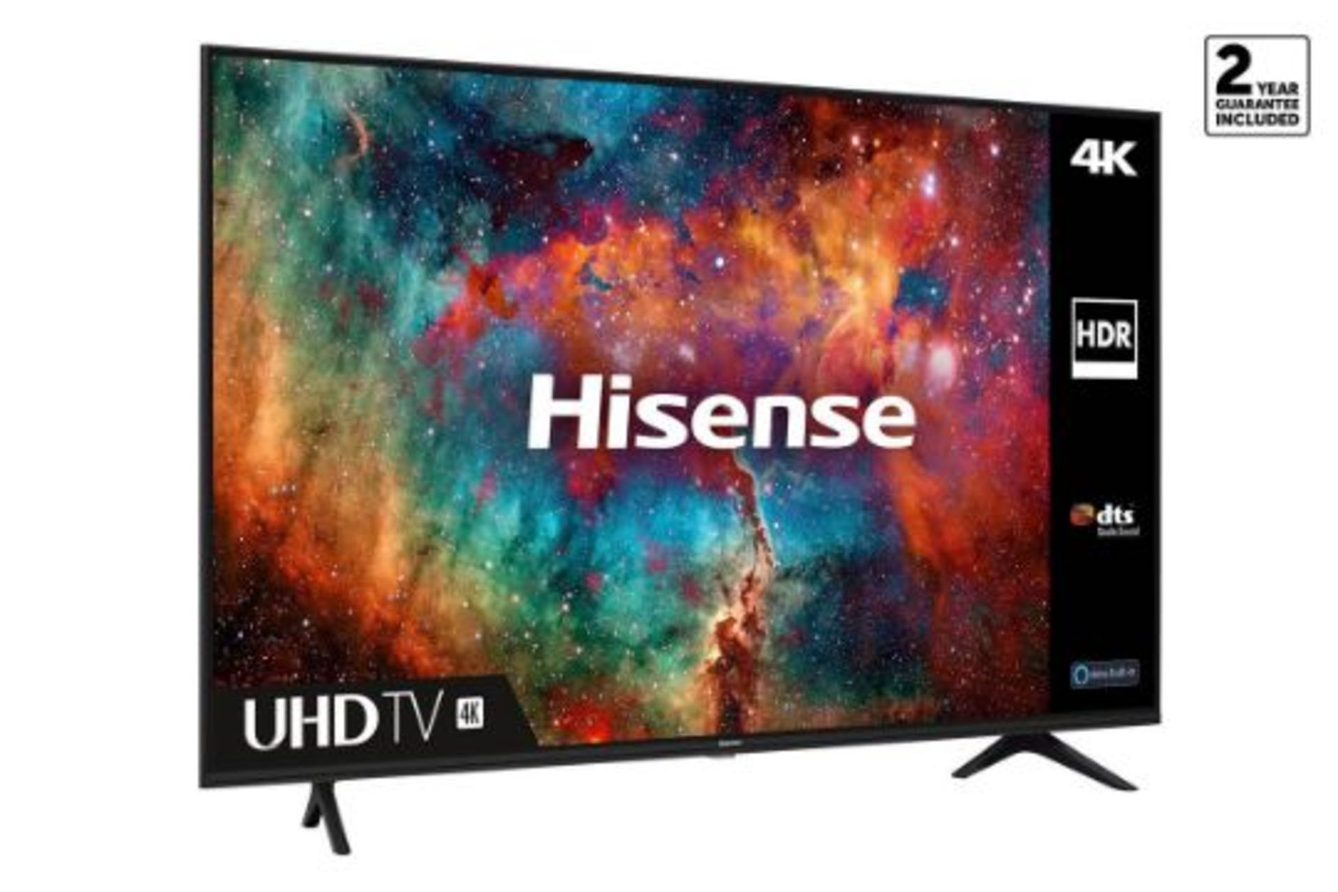 1 HISENSE 65A7100FTUK 65-INCH 4K UHD HDR SMART TV WITH REMOTE RRP Â£999 (SCREEN DOESN'T COME ON,