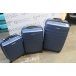 1 THE ROCK 3 PIECE HARDSIDE LUGGAGE SET RRP Â£189.99