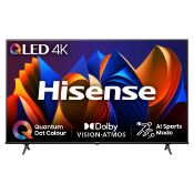 1 HISENSE 65 INCH 4K QLED SMART TV 65E77NQTUK WITH REMOTE Â£649 (WORKING, NO STAND)