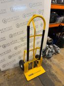 1 YELLOW HAND TRUCK RRP Â£99 (BENT WHEEL)