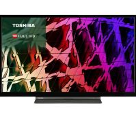 1 TOSHIBA 32LL3C63DB 32" SMART FULL HD HDR LED TV WITH STAND AND REMOTE RRP Â£199 (ONLY SHOWS