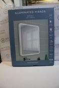 1 BOXED ROPER RHODES RIMINI BACK LIT MIRROR WITH DEMISTER AND SENSOR CONTROL RRP Â£99.99