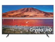 1 SAMSUNG UE70TU7100K 70" SMART 4K ULTRA HD HDR LED TV WITH REMOTE RRP Â£599 (BLACK SCREEN KEEPS