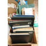 Number of old stamp albums with stamps, nice selection of early Victorian,