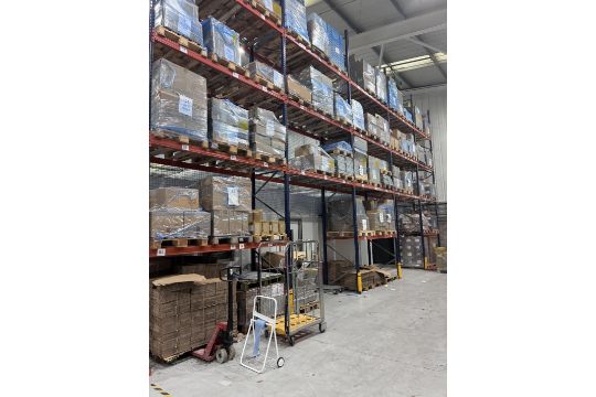 (9) Bays of pallet racking - As lottedHeight: (4) 6mtr Bays | (5) 7 ...