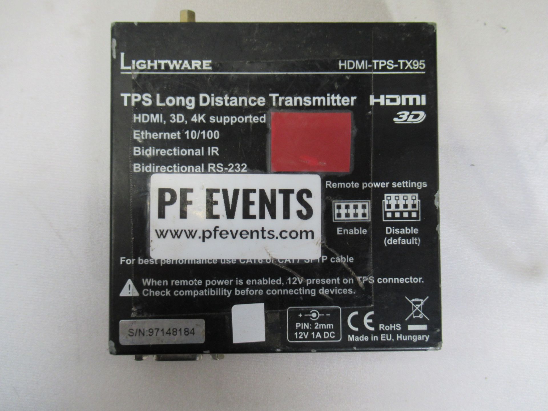 Lightware TPS Long distance receivers and transmitters - Image 11 of 16