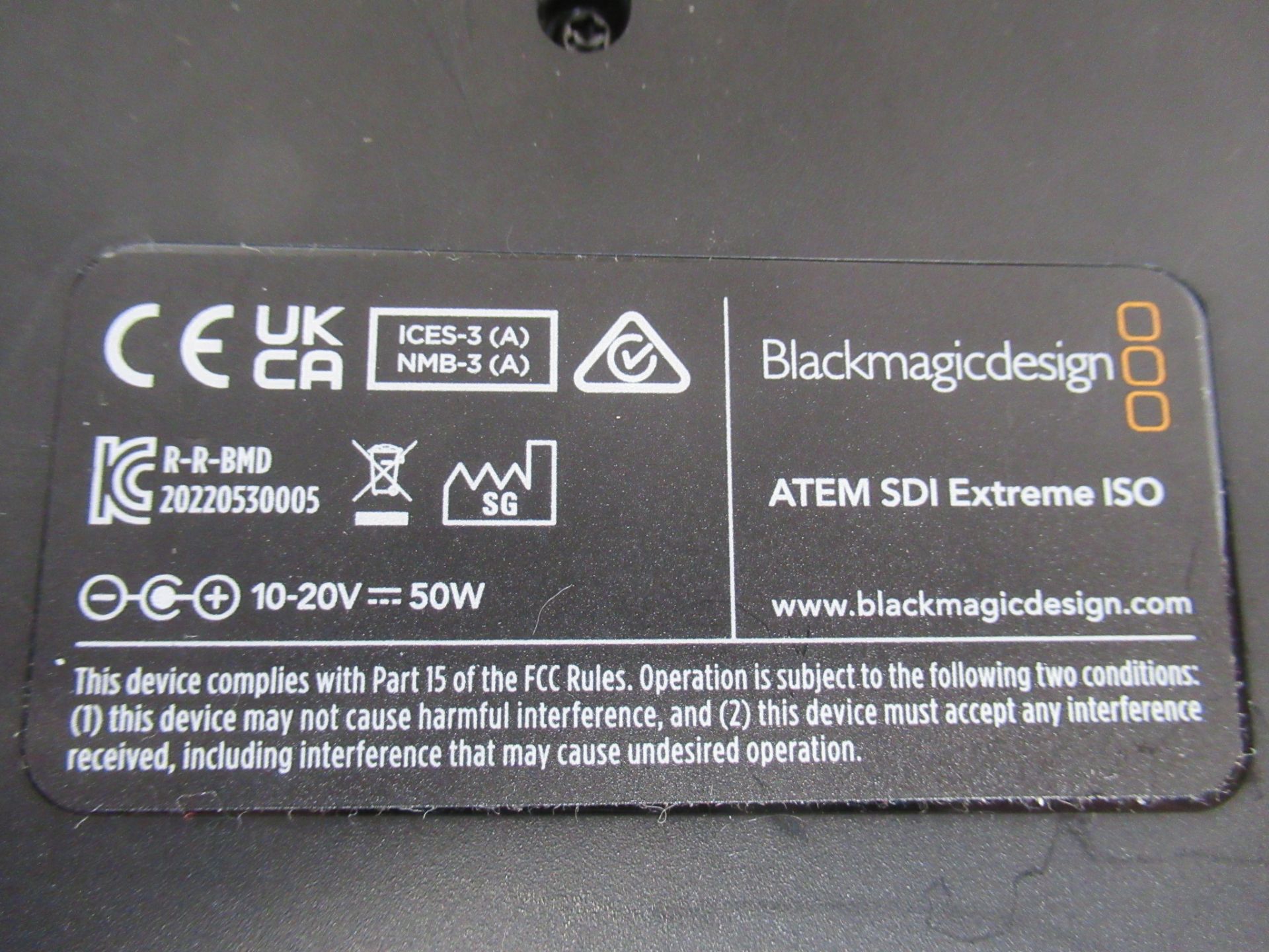 Blackmagic Design ATEM SDI Extreme ISO live production switcher - Image 6 of 11