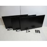 (3) Samsung QH50B 50" LED-backlit LCD display 4K