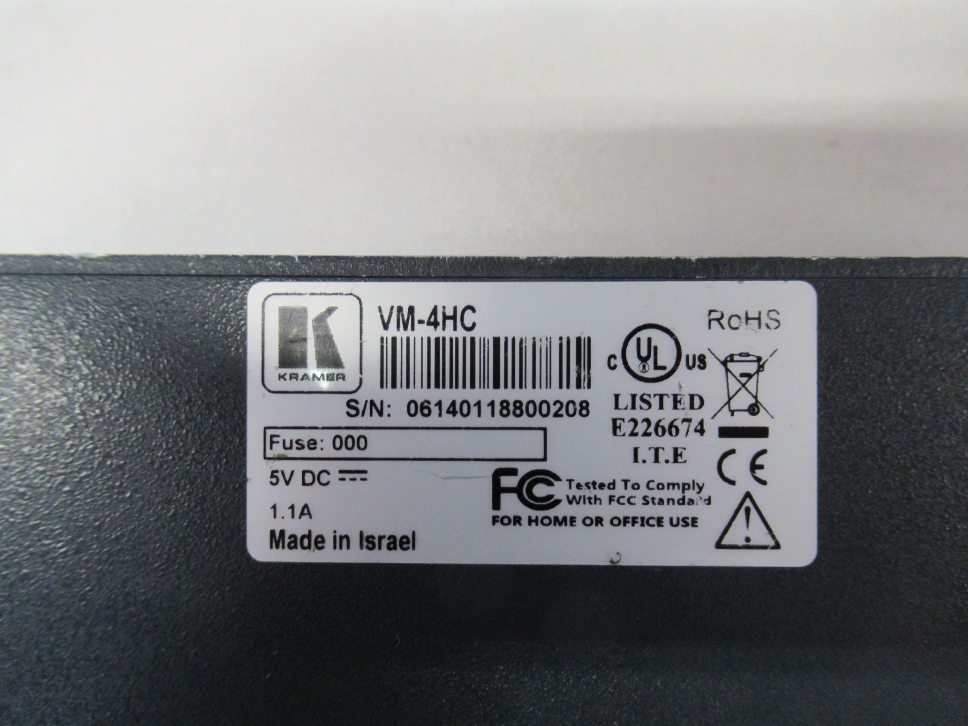 Kramer VM-4HC 1:4 HDMI distribution amplifier - Image 8 of 11