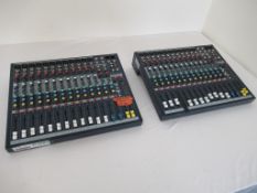 (2) Soundcraft EPM12 mixing consoles for Spares or Repair