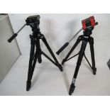 (2) Velbon DV-7000 Video Tripod Stand