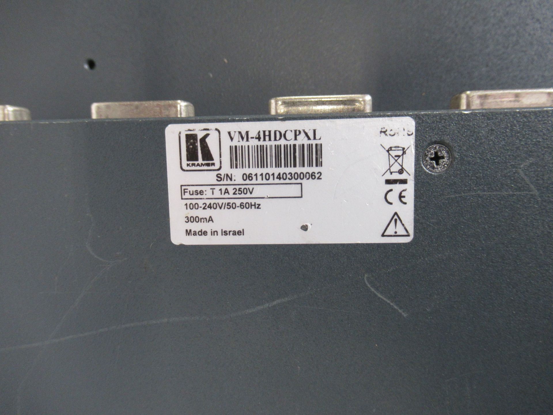 (5) Kramer VM-4HDCPXL 1:4 DVI distribution amplifiers - Image 7 of 13