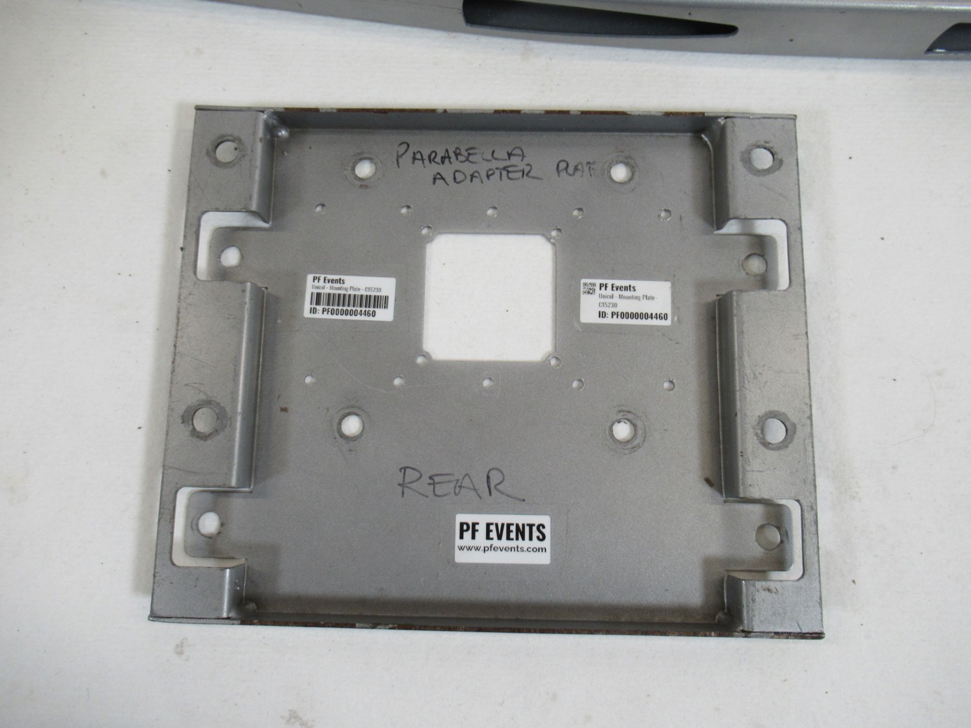 (2) Unicol Parabella heavy duty silver stands - Image 4 of 7