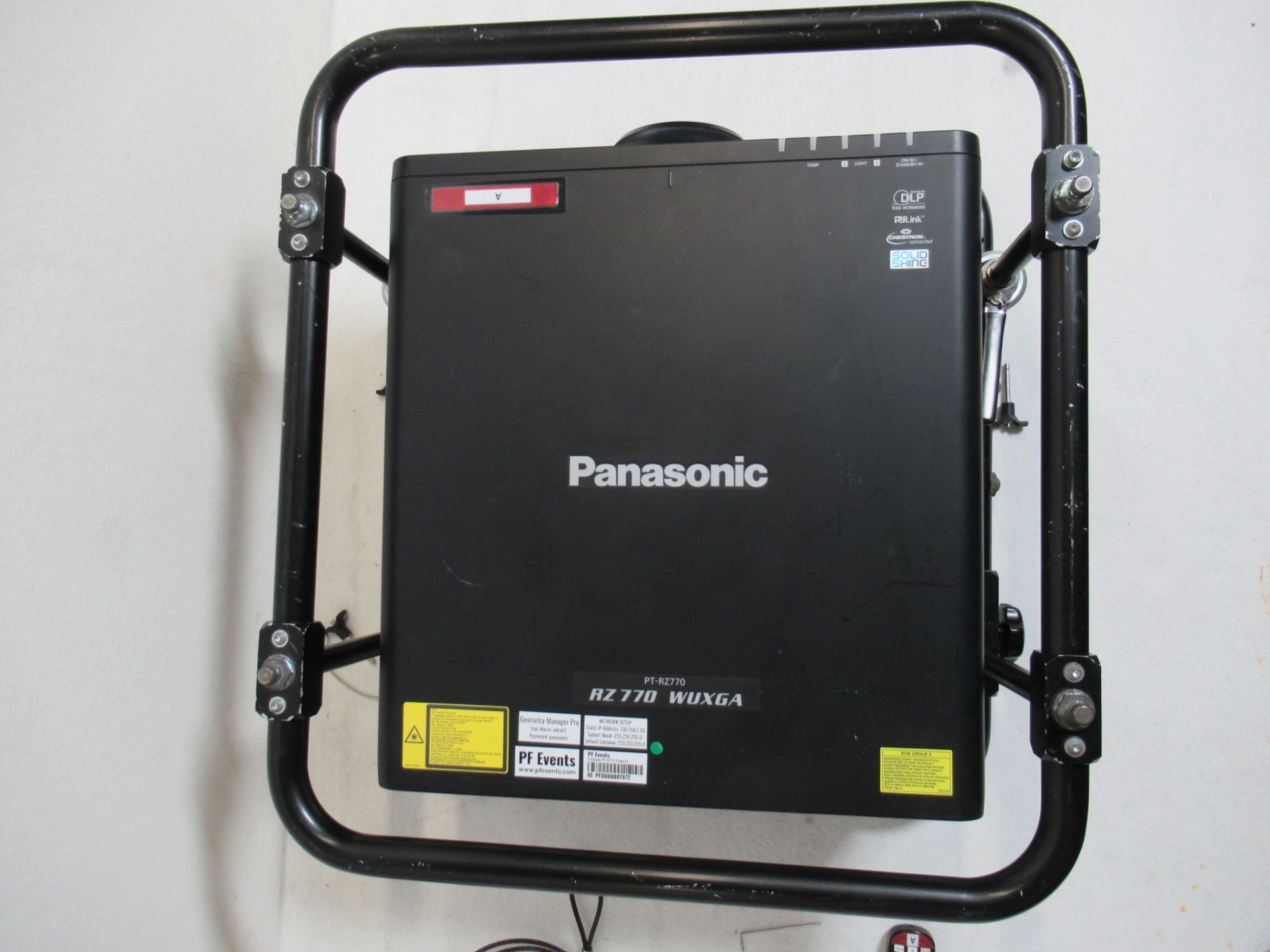 Panasonic PT-RZ770B WUXGA digital light processing projector - Image 2 of 19