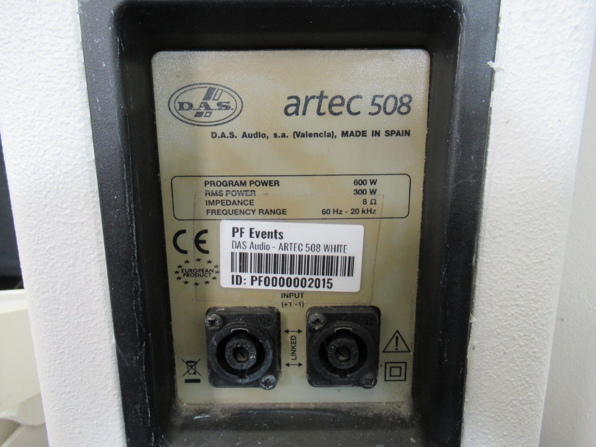 (4) DAS Audio Artec-508 White Speakers - Image 5 of 18